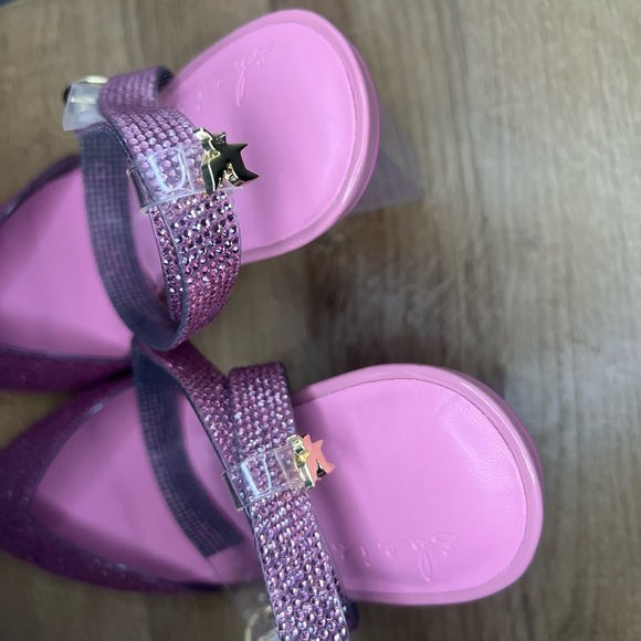 She Is Cheval “Did My Heart Love, ‘Til Now?” Limited Edition Sparkle Pink Wedge - Picture 6 of 13